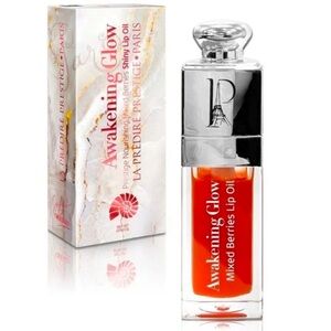 New Bundle of 2 La Prestige Paris Awakening Glow Shiny Lip Oil Berry & Peach
